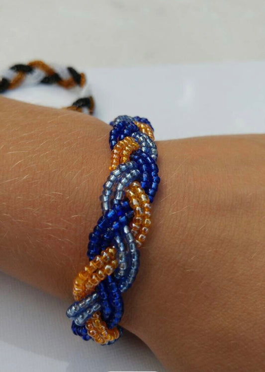 "Ocean Waves Beaded Bracelet"