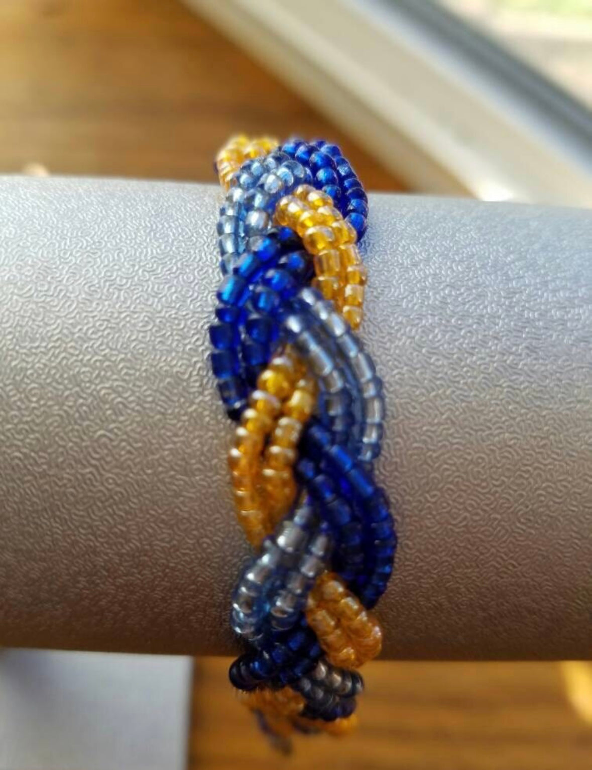 "Ocean Waves Beaded Bracelet"