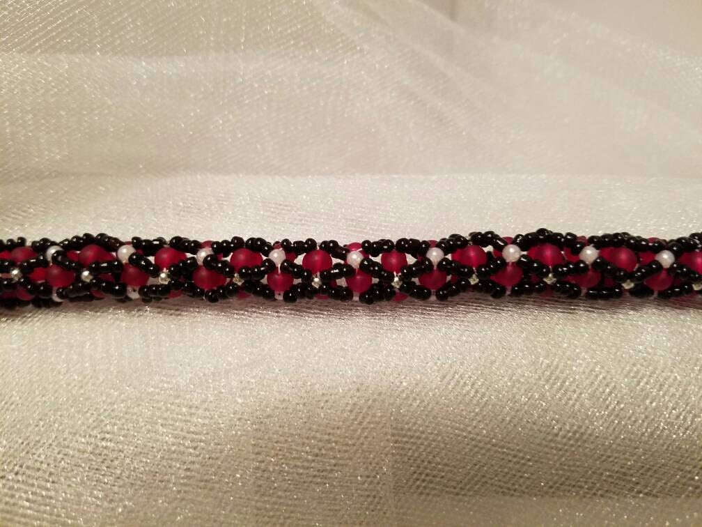 3D Round Beaded Bracelet