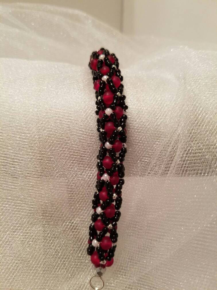 3D Round Beaded Bracelet