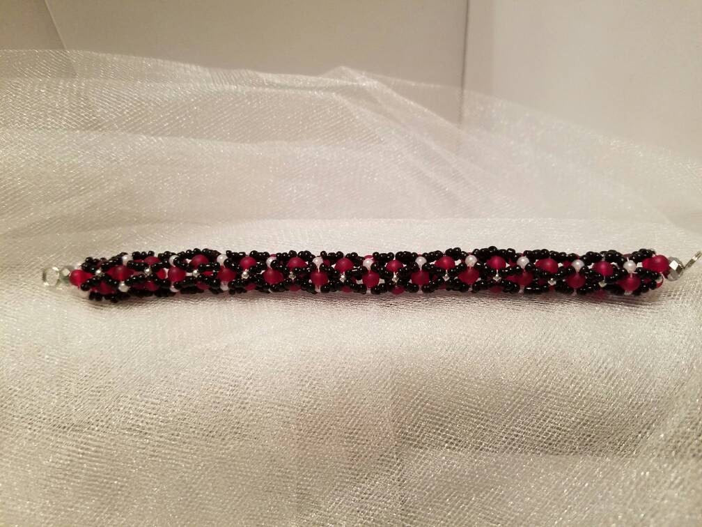 3D Round Beaded Bracelet